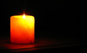 Picture of a Candle in the Dark